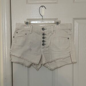 Free People White Shorts